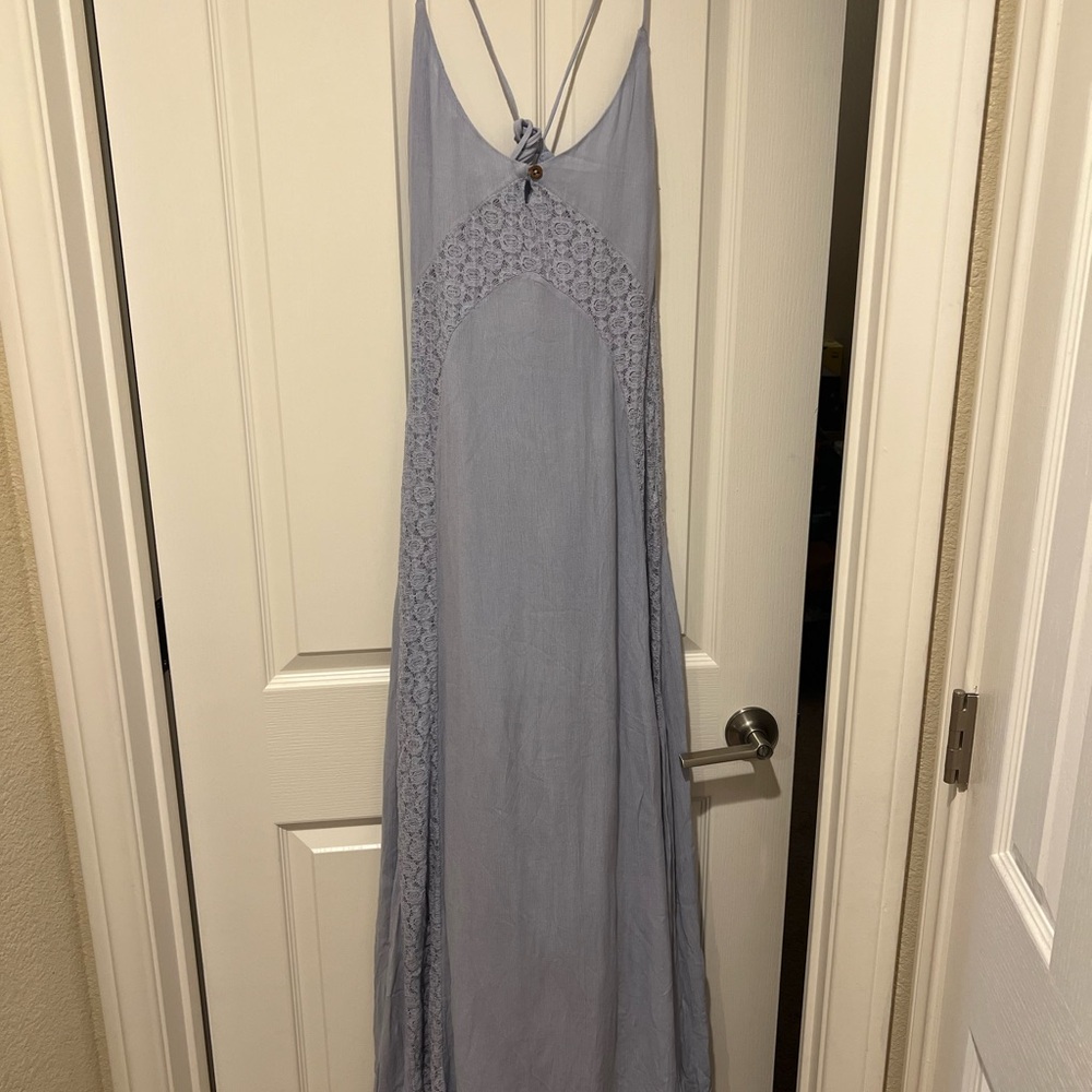 Free People Maxi Dress with lace inserts